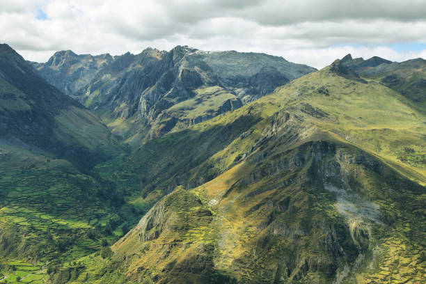 istock View of fields in the way to Huanuco, Peru 840767244