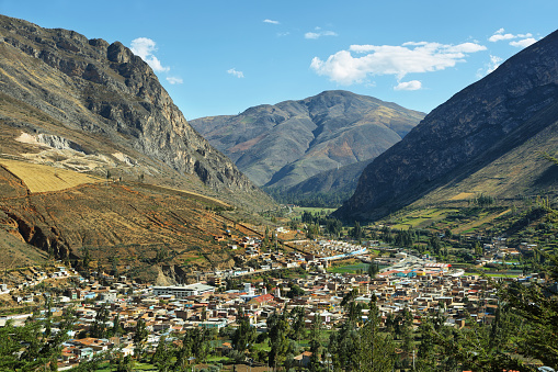 Tarma valley and Acobamba village near Tarma, Peru