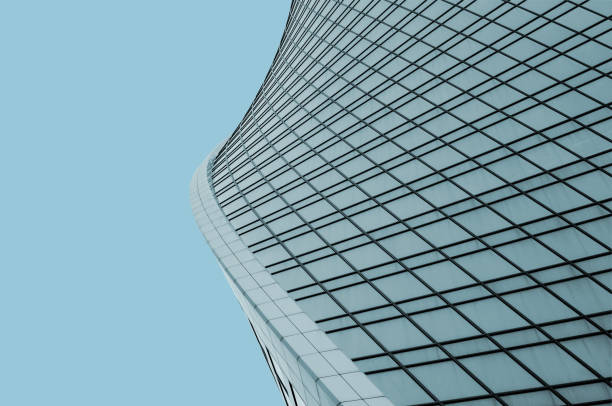 istock Modern urban architecture, fragment of the building 840769968