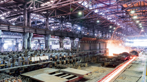 istock interior of workshop in steel factory 840774920
