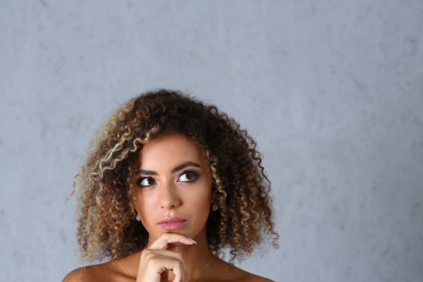 istock Beautiful black woman portrait. 840782580