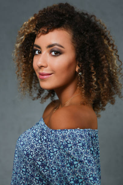 istock Beautiful black woman portrait 840782844