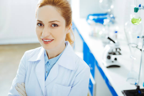 istock Portrait of smiling assistant that looking at camera 840783956