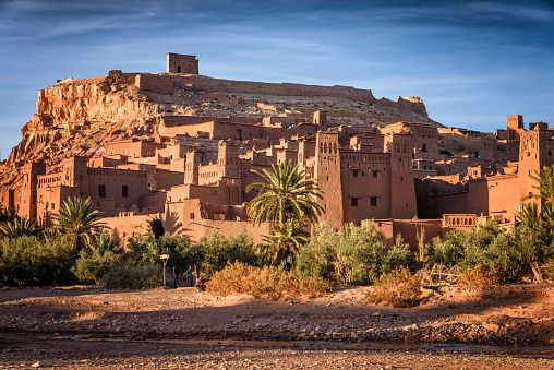 Kasbah Ait Ben Haddou, Morocco, Africa. UNESCO World Heritage Site.