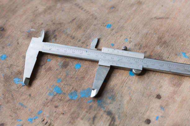 istock vernier caliper on Mechanic desk 840793454