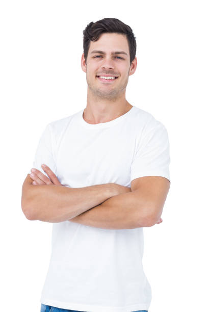 istock Handsome man posing with crossed arms 840794150