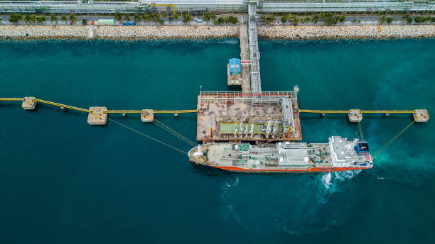 istock Aerial view Crude oil tanker 840813920