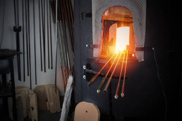 Blacksmith crafting tools. stock photo