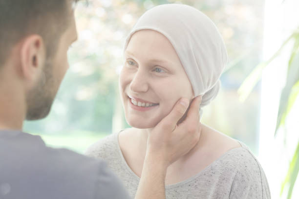istock Smiling girl suffering from cancer 840817146