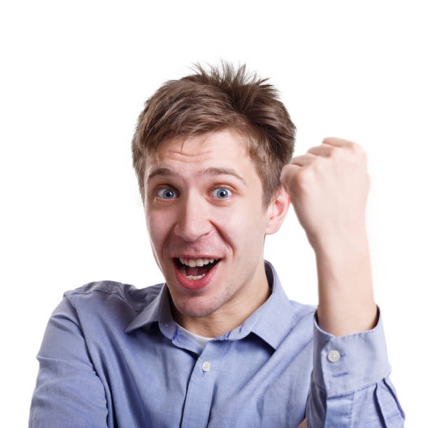istock Success, excited man with happy facial expression 840819458