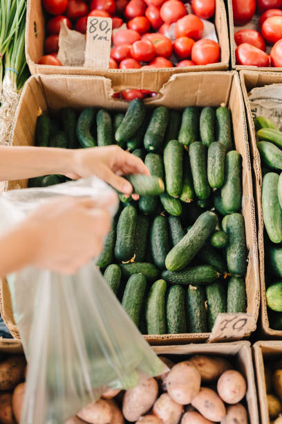 istock Crop person buying vegetables 840822314
