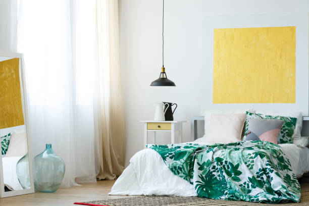istock Handmade accessories in contemporary bedroom 840831920