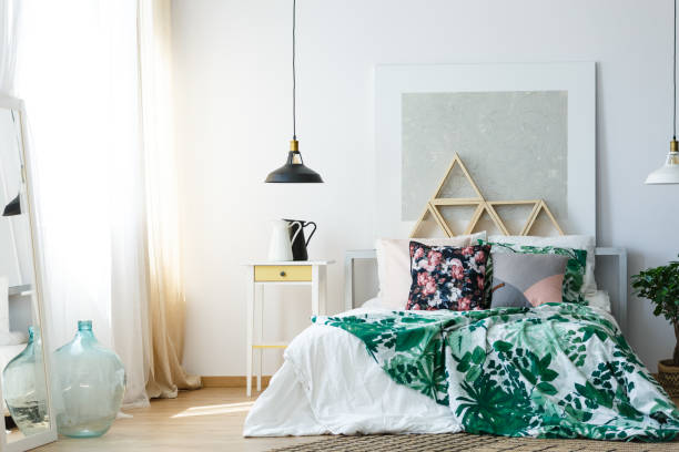 istock Comfy bedroom with soothing colors 840831946