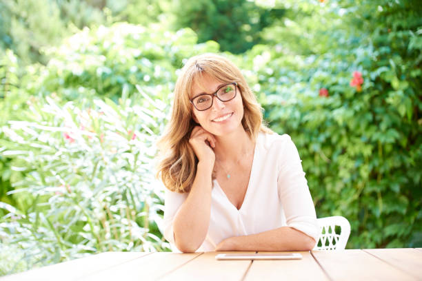 istock Beautiful middle aged woman outdoor 840834358