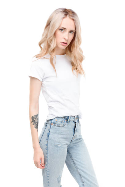 istock Young woman wearing casual clothes 840842146