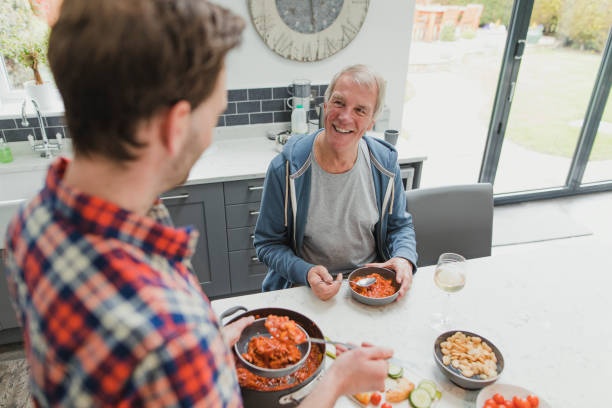 istock Enjoying A Meal With My Son 840849270