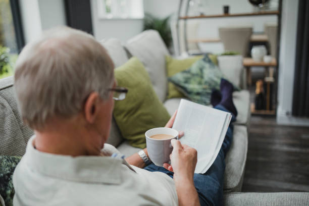istock Senior Reading The Newspaper 840849510