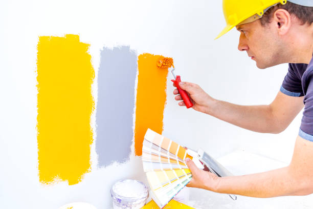 istock Worker choosing paint colors at home 840855104