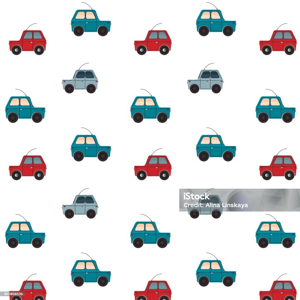 Car Pattern Vector Stock Illustration - Download Image Now ...