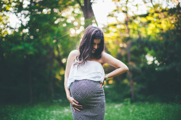 istock Pregnant Woman Walking 840862228