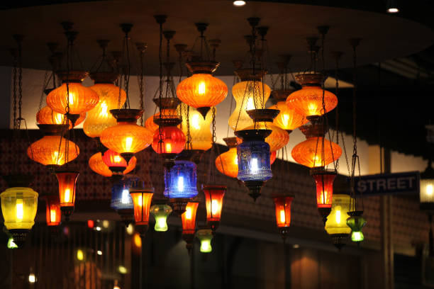 istock Bright red traditional Chinese lanterns, Thailand 840867260