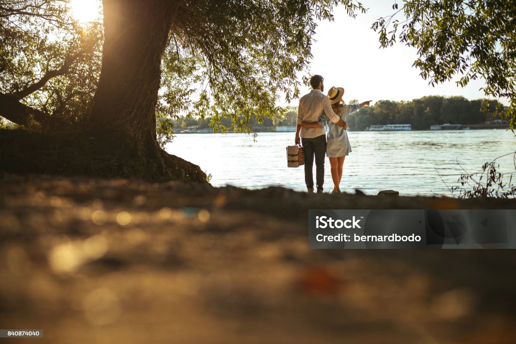 Genießen Sie den Blick  - Lizenzfrei See Stock-Foto