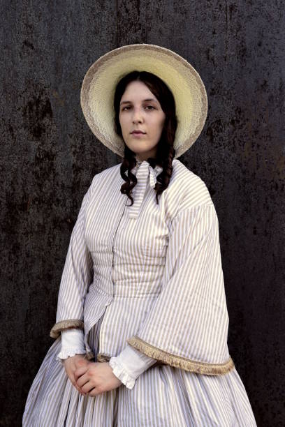 istock colonial woman in old wild west 840874694