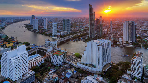 istock Modern building near the river 840889166