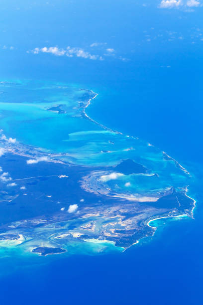 istock Aerial view of Bahama islands 840895738