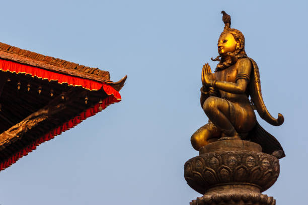 istock Statues and decorations in Patan Durbar Square, Nepal 840901768