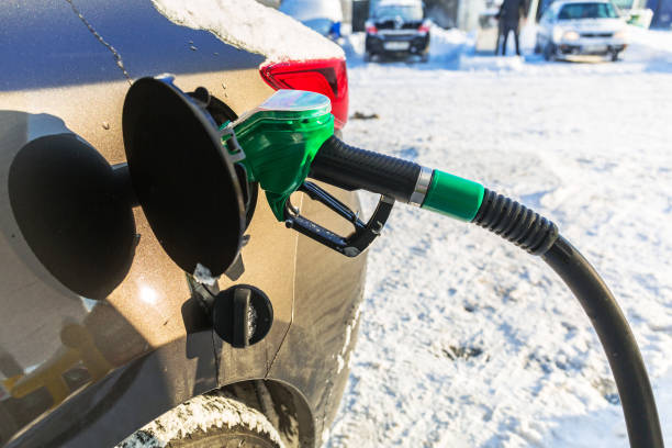 istock Car refill with petrol on the gas station 840901952