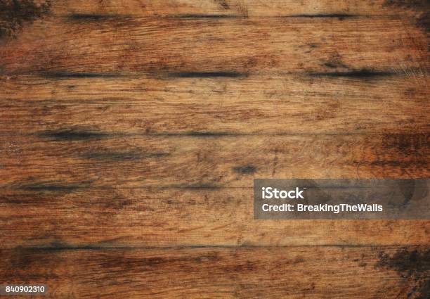 Old Aged Brown Wooden Planks Background Texture Stock Photo - Download Image Now - Barrel, Full Frame, Textured