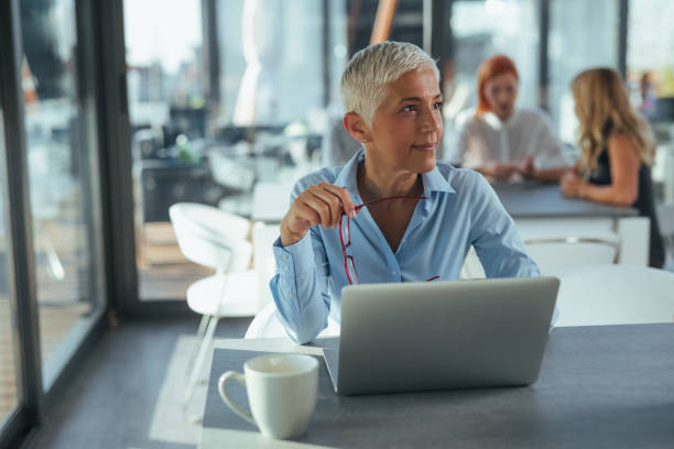 istock Hardworking senior woman 840903332