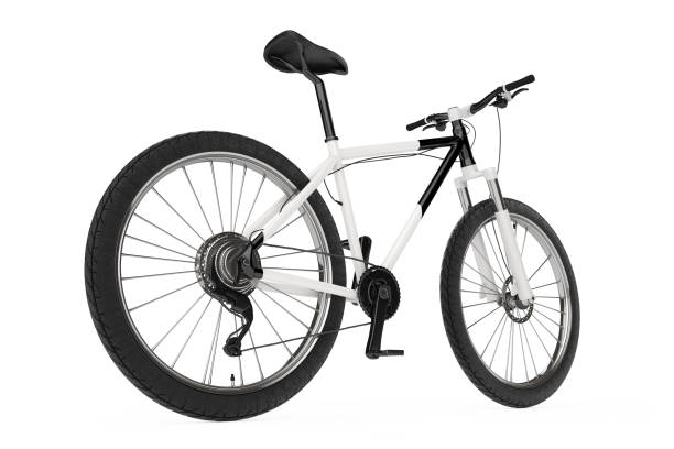 istock Black and White Mountain Bike. 3d Rendering 840907916