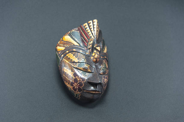 istock Batik wooden indonesian 840909188