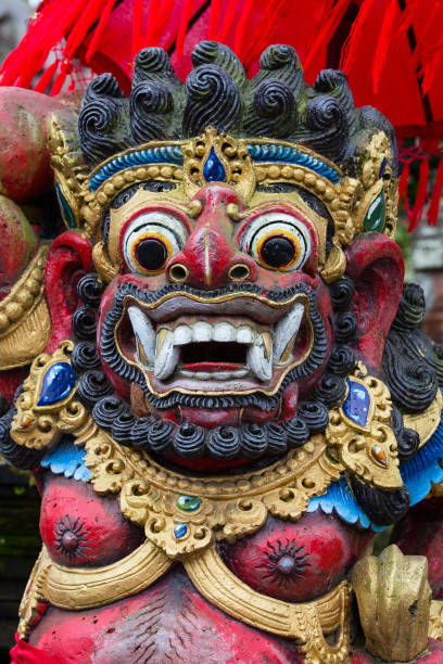 istock Balinese God statue in Central Bali temple. Indonesia 840918482