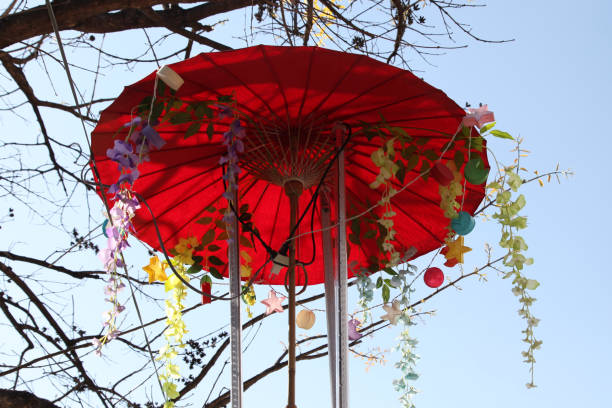 istock Decorative Chinese umbrella, Thailand 840919066