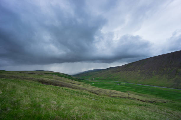 istock Iceland - Rain coming to green natural valley 840920956
