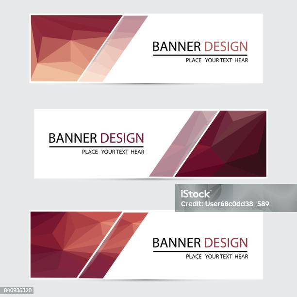 Vector Pattern For Banner Design A Set Of Vector Banners Design Stock Illustration - Download Image Now ...