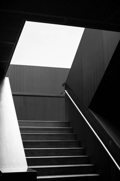 istock abstract light and shadow of a staircase 840942776