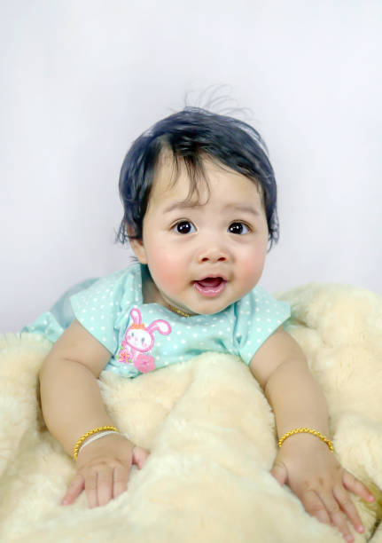 istock Asian cute baby girl 840949744