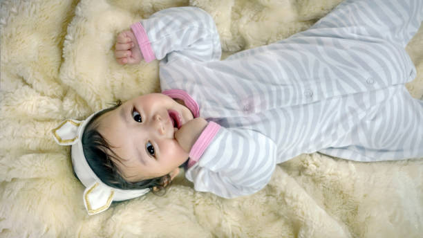 istock Asian cute baby girl 840949754
