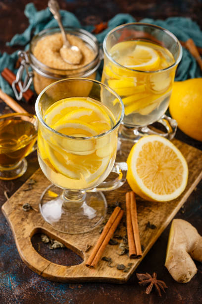 istock Cup of ginger tea with honey and lemon 840965422