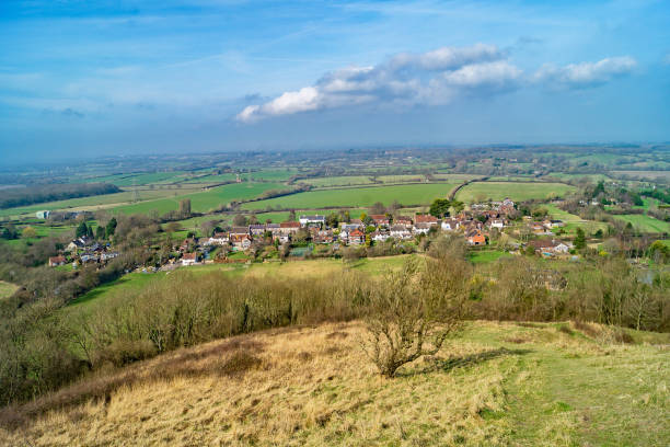 istock The Village down the hill 840974882