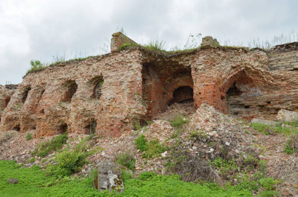 istock The ruins of old buildings. 840979182