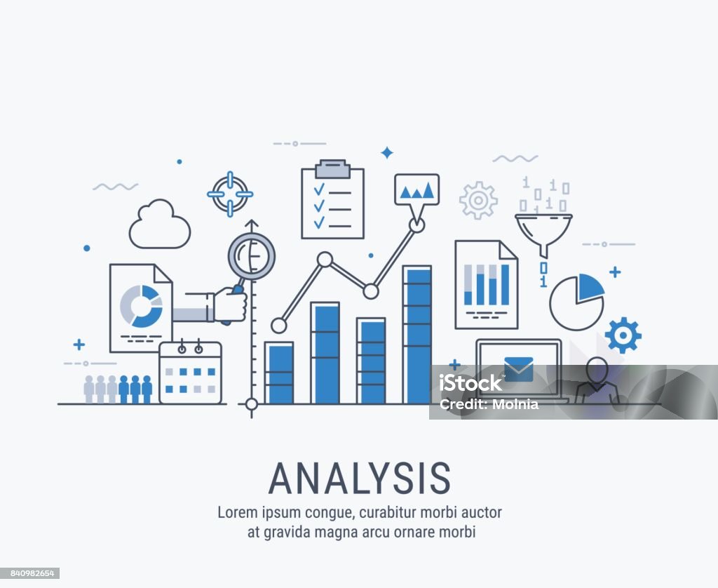 Analysis Reference Images Analysis Vector Illustration Stock Illustration - Download Image Now ...