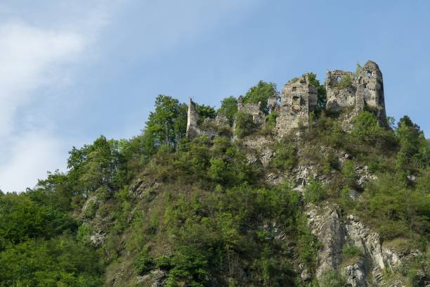 istock Castle on the rock in the woods. 840985346