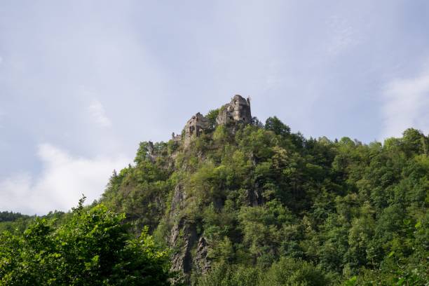 istock Castle on the rock in the woods. 840985360