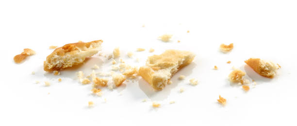 クラッカー マクロのパン粉 - クラム粉 ストックフォトと画像
