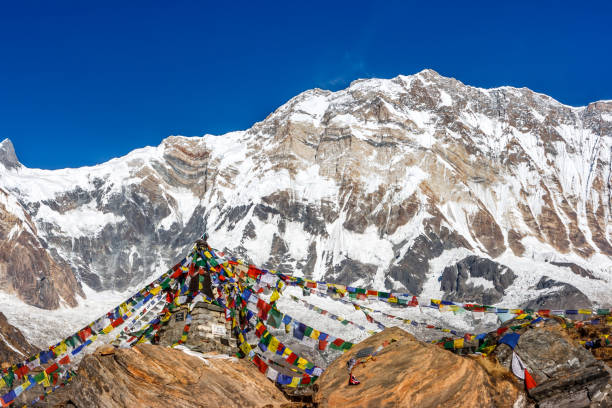 istock Temple at the Annapurna Base Camp, Nepal 841018488